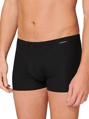 Heren boxershort - Naadloze randen - Laser Cut - Biologisch katoenen seamless heren onderbroek - L - Zwart - Onderbroek heren heren heren heren