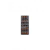 Beta T221 Harde voorgevormde inlegbak met Beta Evox schroevendraaiers met sleuf en Phillips® profiel - 024240221 - 024240221 - thumbnail