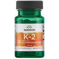 Ultra High Potency Natural Vitamin K2 | Swanson | 30 - thumbnail