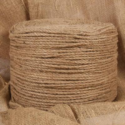 VidaXL Touw 100 m lang 4 mm dik jute