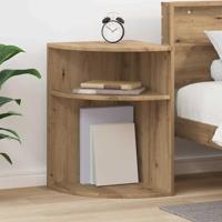 Bijzettafel Artisan Eiken 39,7 x 39,7 x 60 cm Bewerkt hout - thumbnail