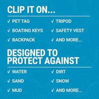 Catalyst Total Protection Case Apple AirTag Hang-It Stealth Black - thumbnail