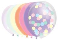 Ballon Haza uni 30cm 10 stuks pastel assorti - thumbnail