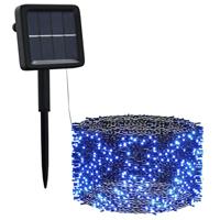 VidaXL 5 st lichtslinger met 200 led's solar binnen/buiten blauw - thumbnail