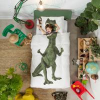 Snurk Dino dekbedovertrek - thumbnail