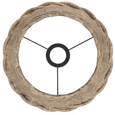 VidaXL Plafondlampenkap ø30x20 cm wicker bruin VidaXL Plafondlampenkap ø30x20 cm wicker bruin