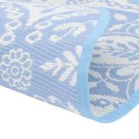 VidaXL Buitenkleed arakil ø160 cm polypropeen babyblauw - thumbnail