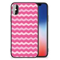 iPhone X | Xs Back Case Waves Pink - thumbnail