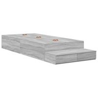 Opbergbedframe Grijs sonoma 236.5 x 80 x 31.5 cm Bewerkt hout - thumbnail