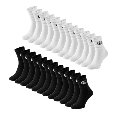 Vinnie-G Sportsokken 12-pack Wit-39/42