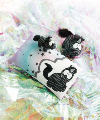 Nici kussen Starlight Mystery junior 41 x 24 cm pluche zwart Nici kussen Starlight Mystery junior 41 x 24 cm pluche zwart