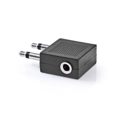 Nedis Mini-jack male (2x) naar mini-jack female stereo adapter