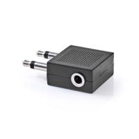 Nedis Mini-jack male (2x) naar mini-jack female stereo adapter - thumbnail