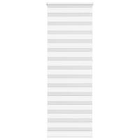 VidaXL Zebra rolgordijn 80x230 cm stofbreedte 75,9 cm polyester wit - thumbnail