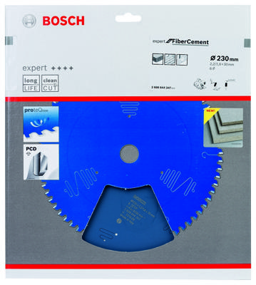 Bosch Accessories Expert for Fiber Cement 2608644347 Cirkelzaagblad 230 x 30 x 1.6 mm Aantal tanden: 6 1 stuk(s)