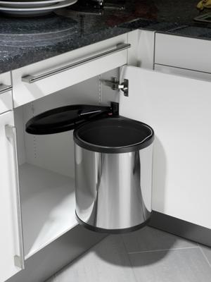 Hailo Compact-Box M 3555-101 Afvalbak 15 l RVS (Ø x h) 285 mm x 355 mm Zilver, Zwart 1 stuk(s) Hailo Compact-Box M 3555-101 Afvalbak 15 l RVS (Ø x h) 285 mm x 355 mm Zilver, Zwart 1 stuk(s)