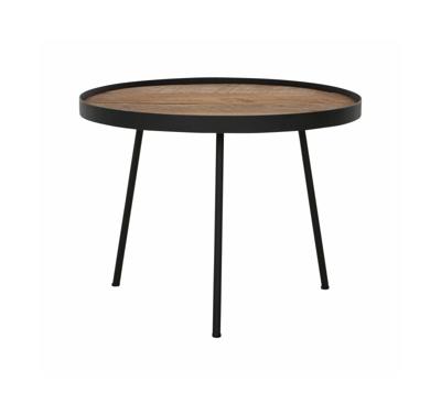 DTP Home Salontafel 'Saturnus' Teakhout, 50cm, kleur Naturel