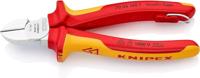 Knipex Zijsnijtang | 160 mm Lengte | Geïsoleerd | Meercomponenten-Omhullingen | VDE-Goedgekeurd | Geïntegreerde Bescherming - 70 06 160 T BK - thumbnail