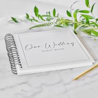 Ginger Ray BW-402 Wedding Guest Book - thumbnail