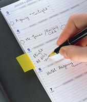 Post-it index standaard, ft 24,4 x 43,2 mm, houder met 50 tabs, oranje - thumbnail