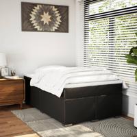 Boxspring met matras kunstleer zwart 120x200 cm - thumbnail