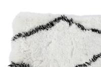 Tapijt DKD Home Decor 160 x 230 x 5 cm Polyester Wit Ruiten - thumbnail