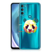 Motorola Moto G71 5G Telefoonhoesje met Naam Panda Color - thumbnail
