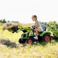 Falk Claas Traptractor Set Groen - thumbnail