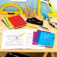 Clairefontaine schrift Mimesys voor ft A4+, 96 bladzijden, kaft in PP, seyès, blauw - thumbnail