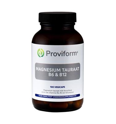 Proviform Magnesium tauraat B6 & B12 100 Vegetarische capsules
