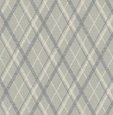 Dutch Wallcoverings Sauvage Ruit - Grijs