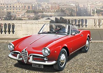 Italeri 3653 Alfa Romeo Giulietta Spider 1300 Auto (bouwpakket) 1:24 Italeri 3653 Alfa Romeo Giulietta Spider 1300 Auto (bouwpakket) 1:24