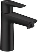 Hansgrohe Wastafelmengkraan Talis E 110 Eengreeps met Trekwaste Mat Zwart - thumbnail