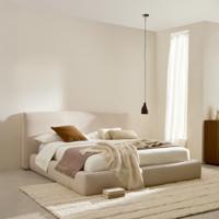 Kave Home Bed 'Blok' 180 x 200cm, kleur Ecru - thumbnail