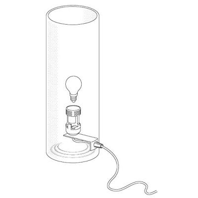 Eglo TafellampGeo 35cm wit - 81828