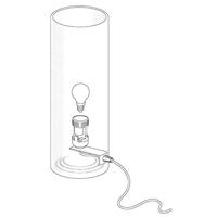 Eglo TafellampGeo 35cm wit - 81828 - thumbnail