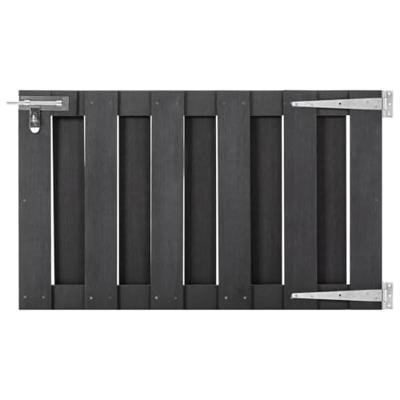 VidaXL Poort 100x60 cm hkc grijs