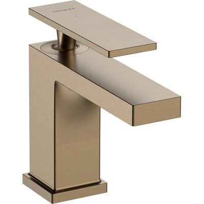 Hansgrohe Tecturis E fonteinkraan 80 met rechte greep voor koud water of vooraf ingestelde watertemperatuur zonder waste, Brushed Bronze