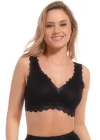 Magic Bralette Kant - Dream Bra lace - Brede bandjes - Kanten Bh top - Uitneembare pads - thumbnail