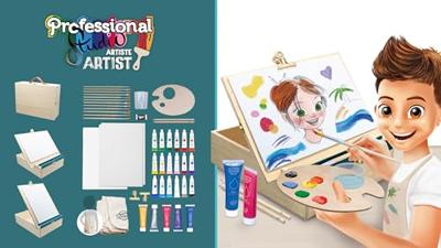 Houten kunstenaarsatelier groen