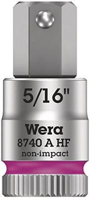 Wera 8740 A 05003389001 Inbus Dopsleutelinzetstuk Houderfunctie 6.3 mm 5/16 5/16 1/4 (6,3 mm)