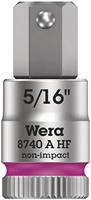 Wera 8740 A HF Binnenzeskant Zyklop Bitdop met 1/4"-aandrijving met vasthoudfunctie, 5/16" - 1 stuk(s) - 05003389001 - thumbnail