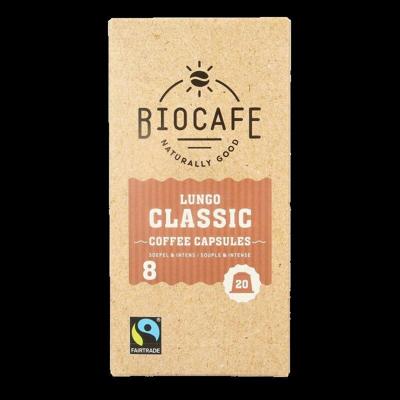 Bio Cafe Koffiecapsules Lungo Classic Bio Cafe Koffiecapsules Lungo Classic