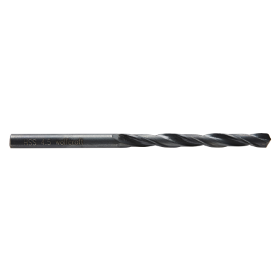 Wolfcraft Metaalboor | HSS R | Ø4,5 x 80mm | 1 stuk - 7502010 Wolfcraft Metaalboor | HSS R | Ø4,5 x 80mm | 1 stuk - 7502010