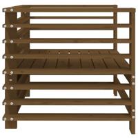 Tuinstoelen 2 st massief grenenhout honingbruin - thumbnail
