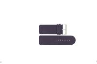 Jacques Lemans horlogeband DC218 / PUR Leder Paars 26mm - thumbnail