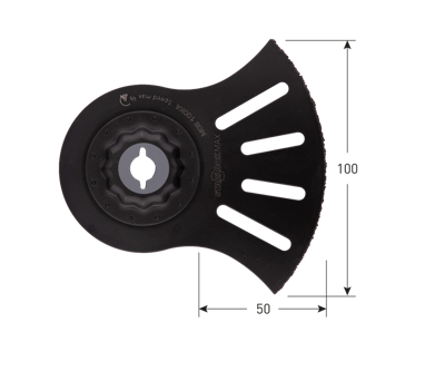 Rotec MOS 100K4 | Starlock-Max HM-Riff Segmentzaagblad | 100x50 - 519.4297