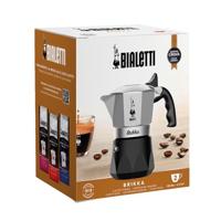 Italiaanse Koffiepot Bialetti BRIKKA Zwart Aluminium 2 Koppar - thumbnail