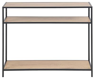 Dressoir Jaxx - naturel/zwart - 79x100x35 cm