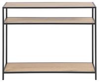 Dressoir Jaxx - naturel/zwart - 79x100x35 cm - thumbnail